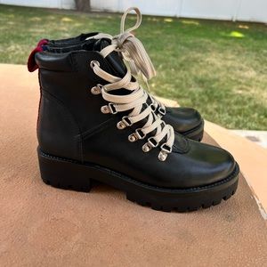 NWOB Steve Madden Bam Leather Combat Boots